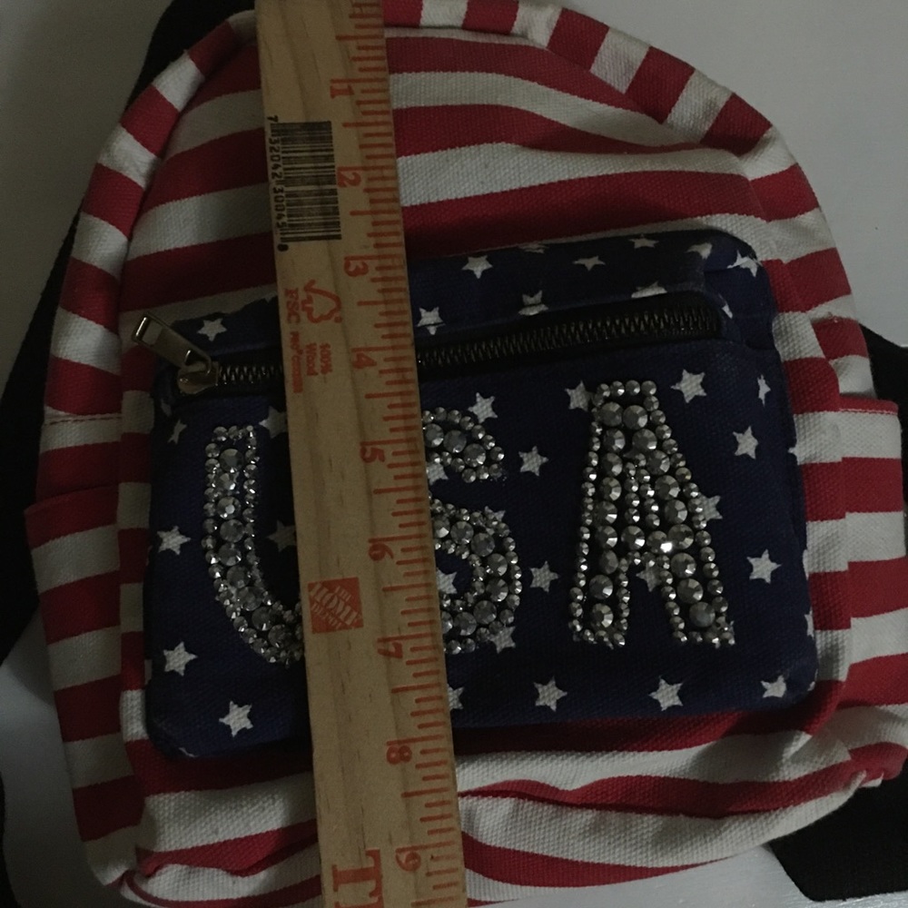 Small backpack with U.S. flag - Picture 4 of 7